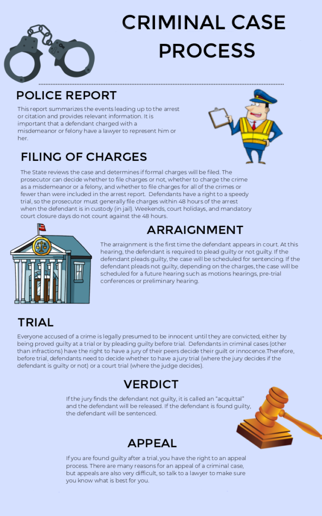 criminal law infographic